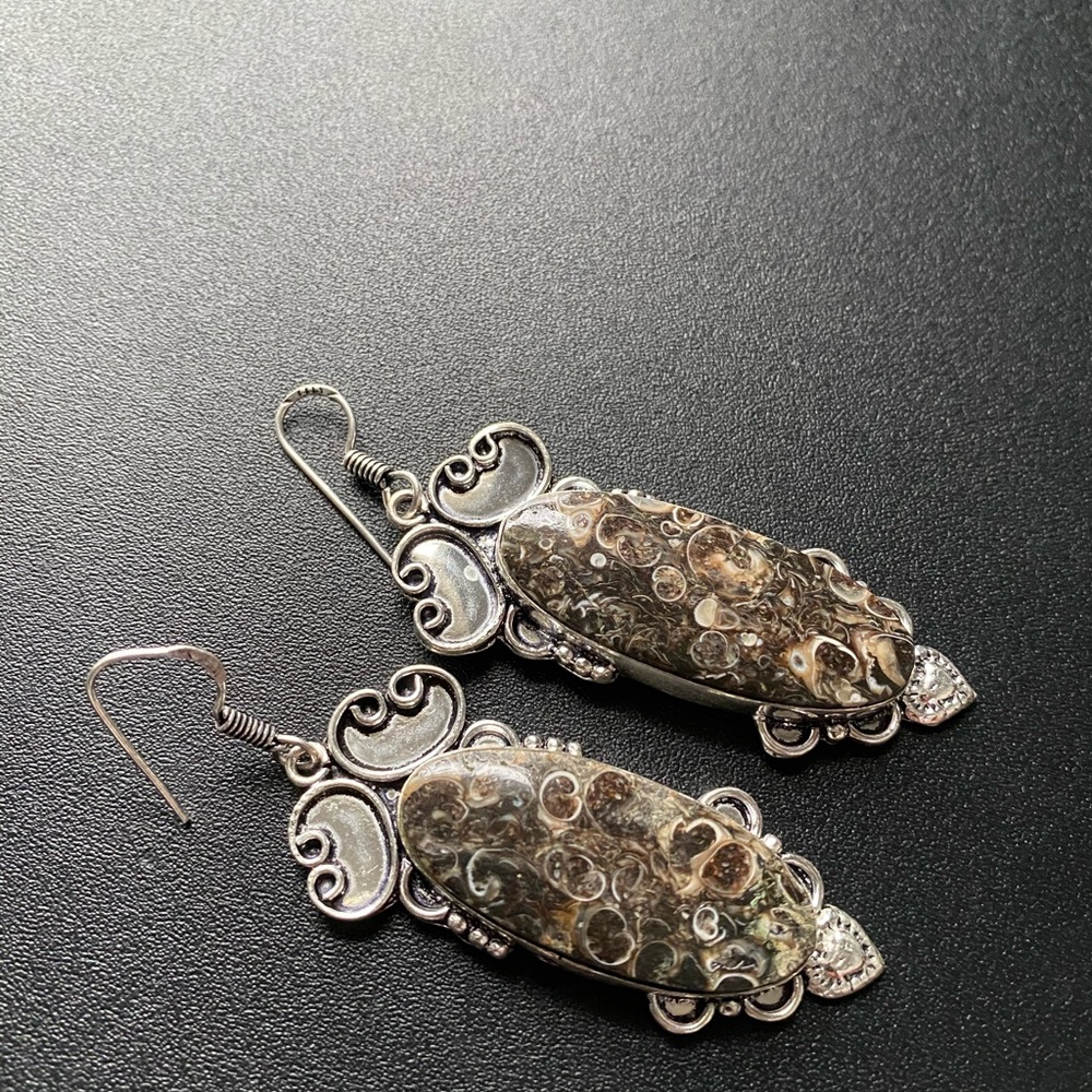 Stone earrings - Picture 3 of 6